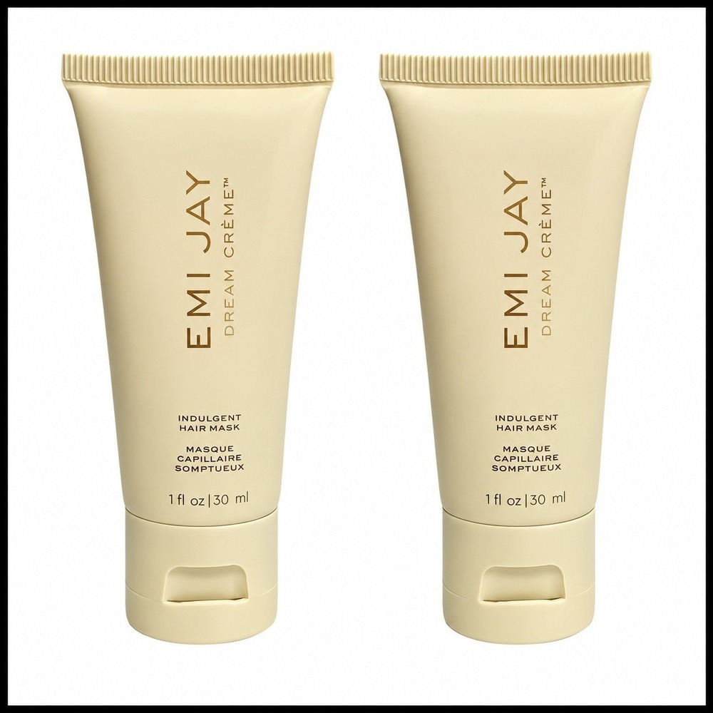 2 x Emi Jay Dream Creme Indulgent Hair Mask 1 fl oz | 30 ml Treatment New sealed